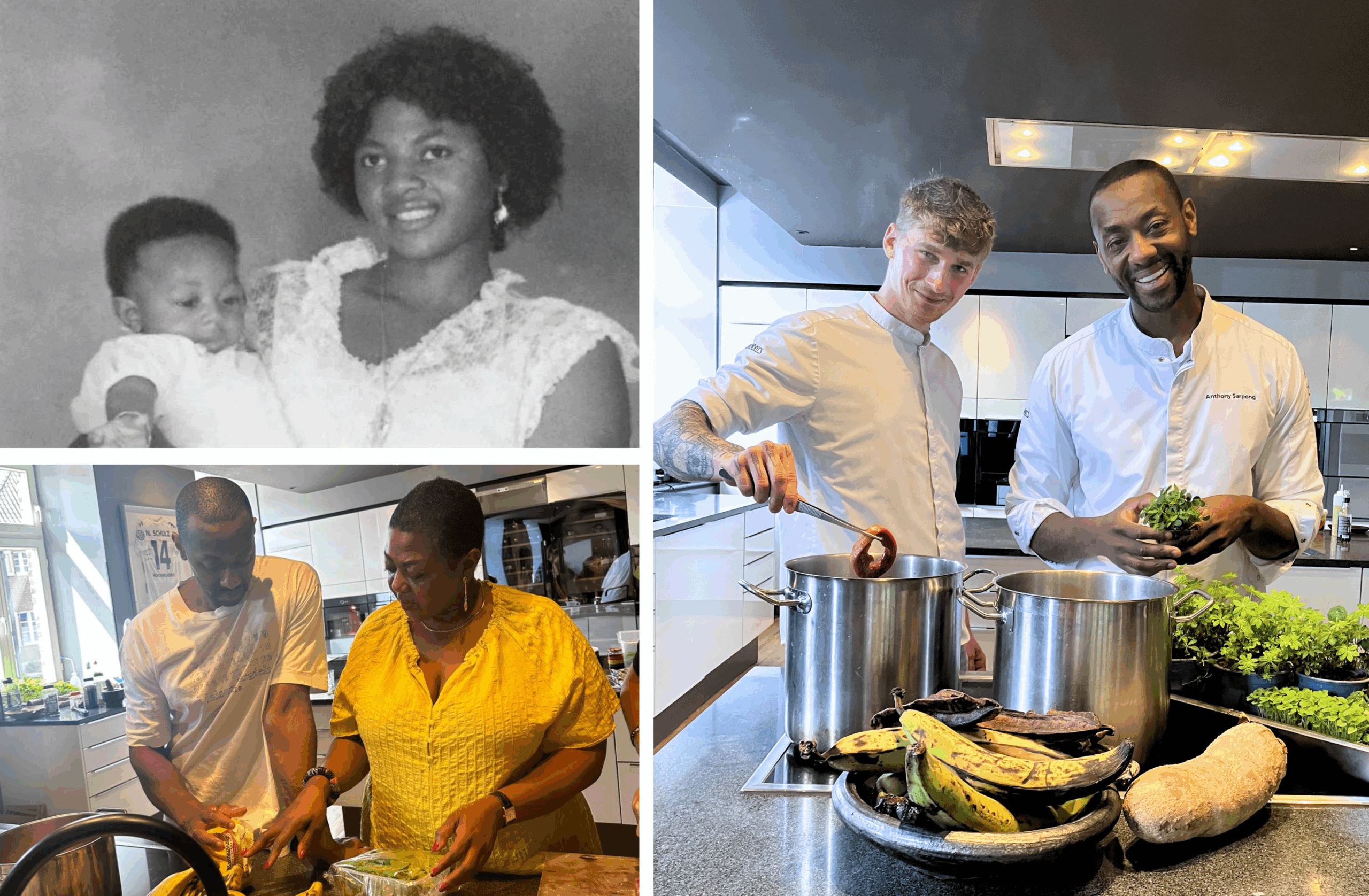 Tipps von der Mutter: Anthony Sarpong aus Ghana lässt sich von der Heimatküche inspirieren