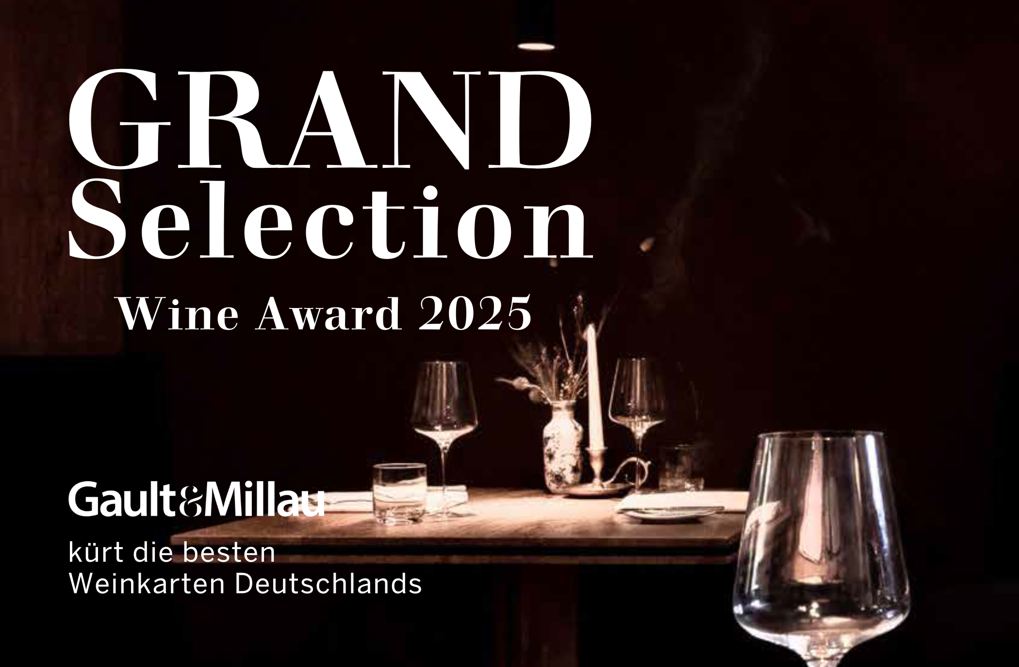 Grand Selection Wine Award 2025: Gault&Millau kürt die besten Weinkarten Deutschlands