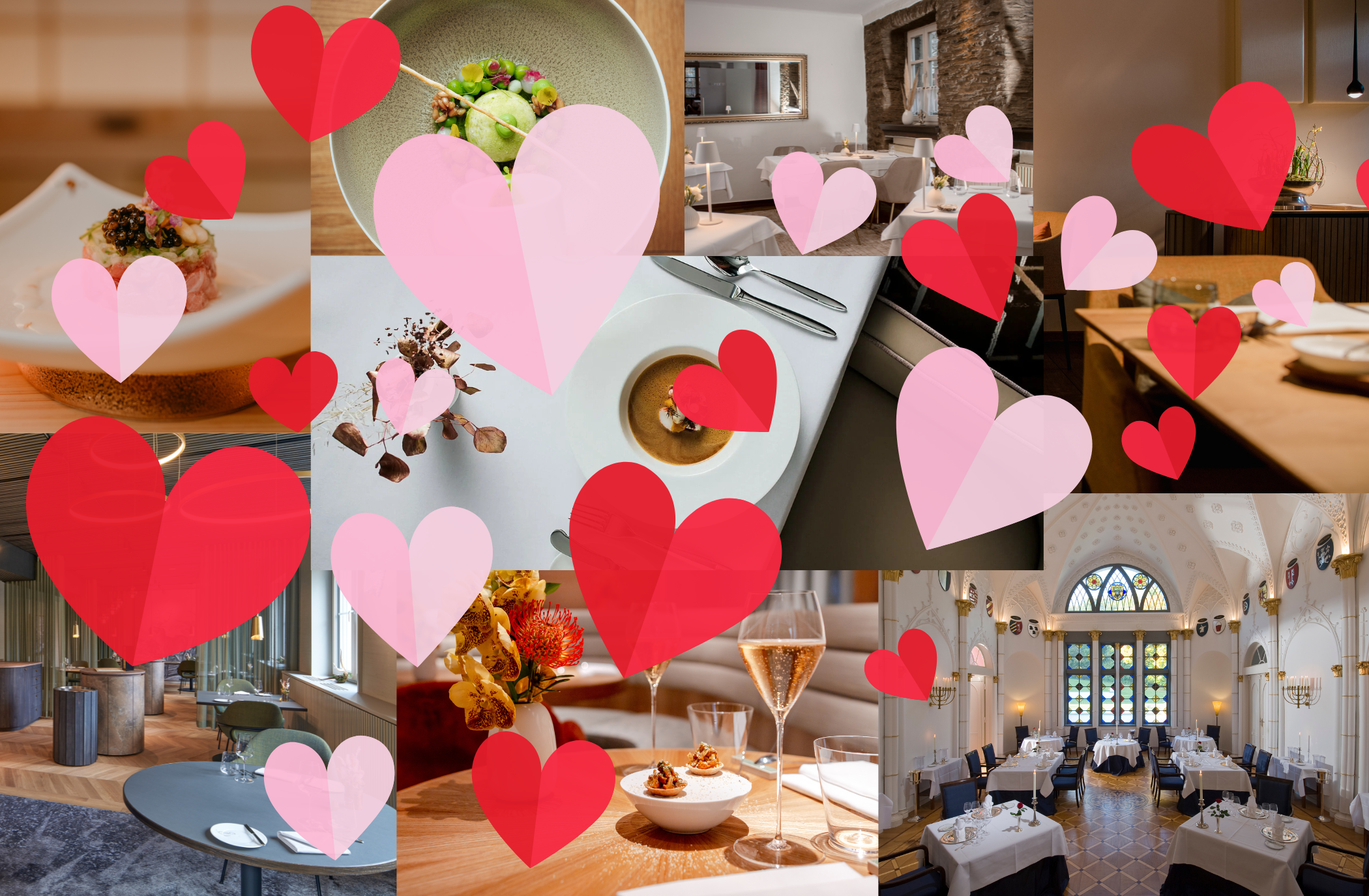 Valentinstag: Die acht romantischsten Restaurant-Neuzugänge aus dem Restaurantguide 2025