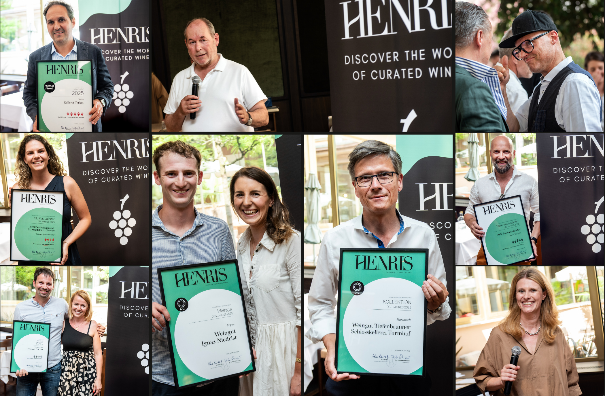 HENRIS kürt die Besten der Südtiroler Weinwelt