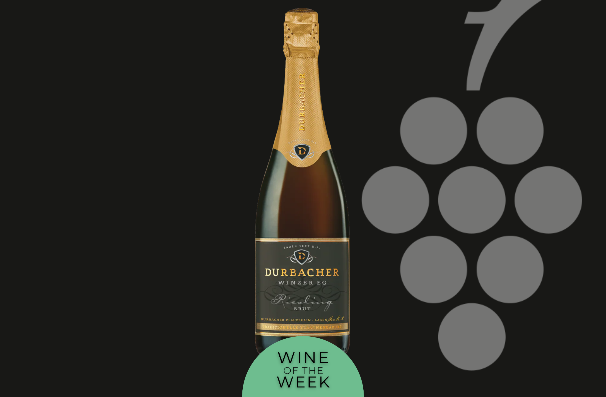 Weinempfehlung der Woche: Durbacher Plauelrain Riesling brut 2021