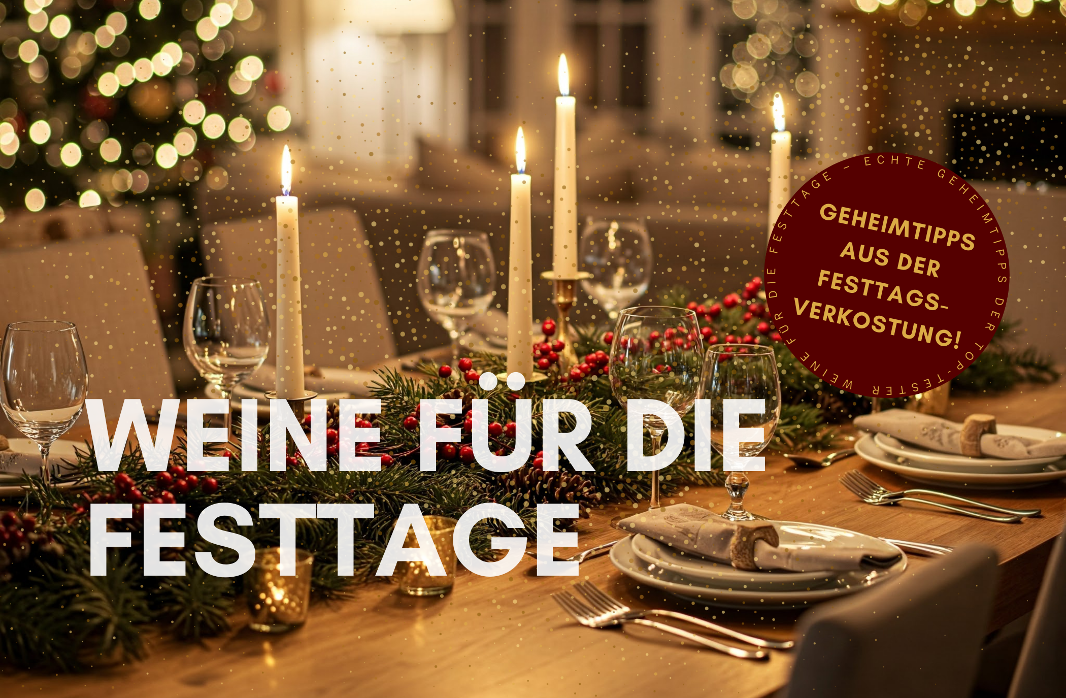 Die besten Weine für die Feiertage