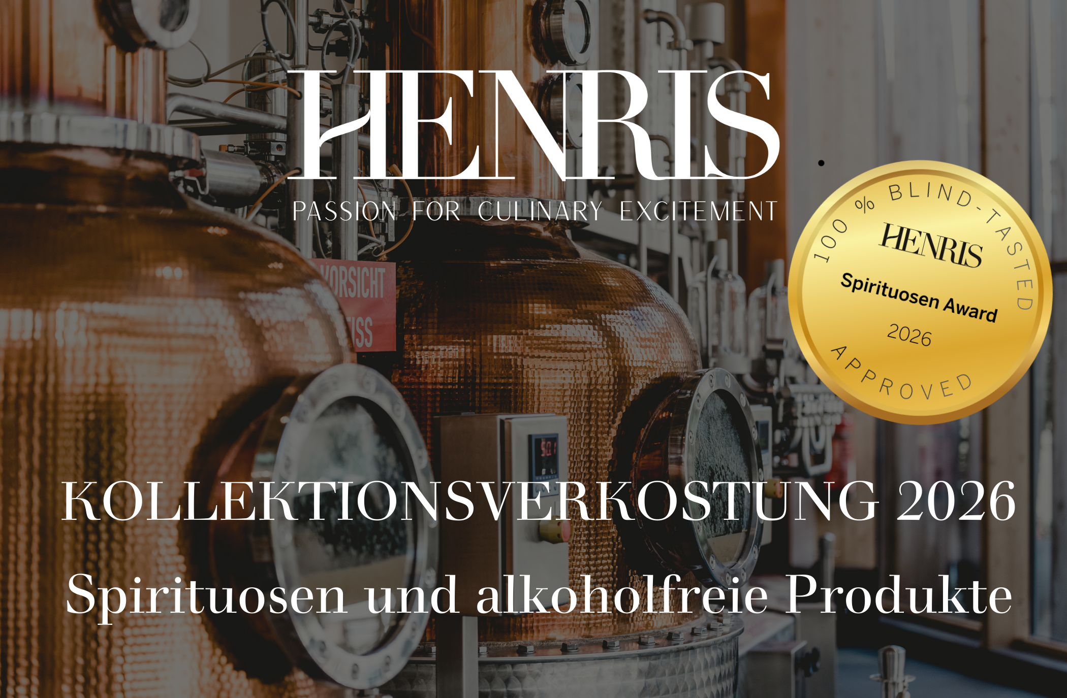 Start der Kollektionsverkostung 2026 – Spirituosen und alkoholfreie Produkte