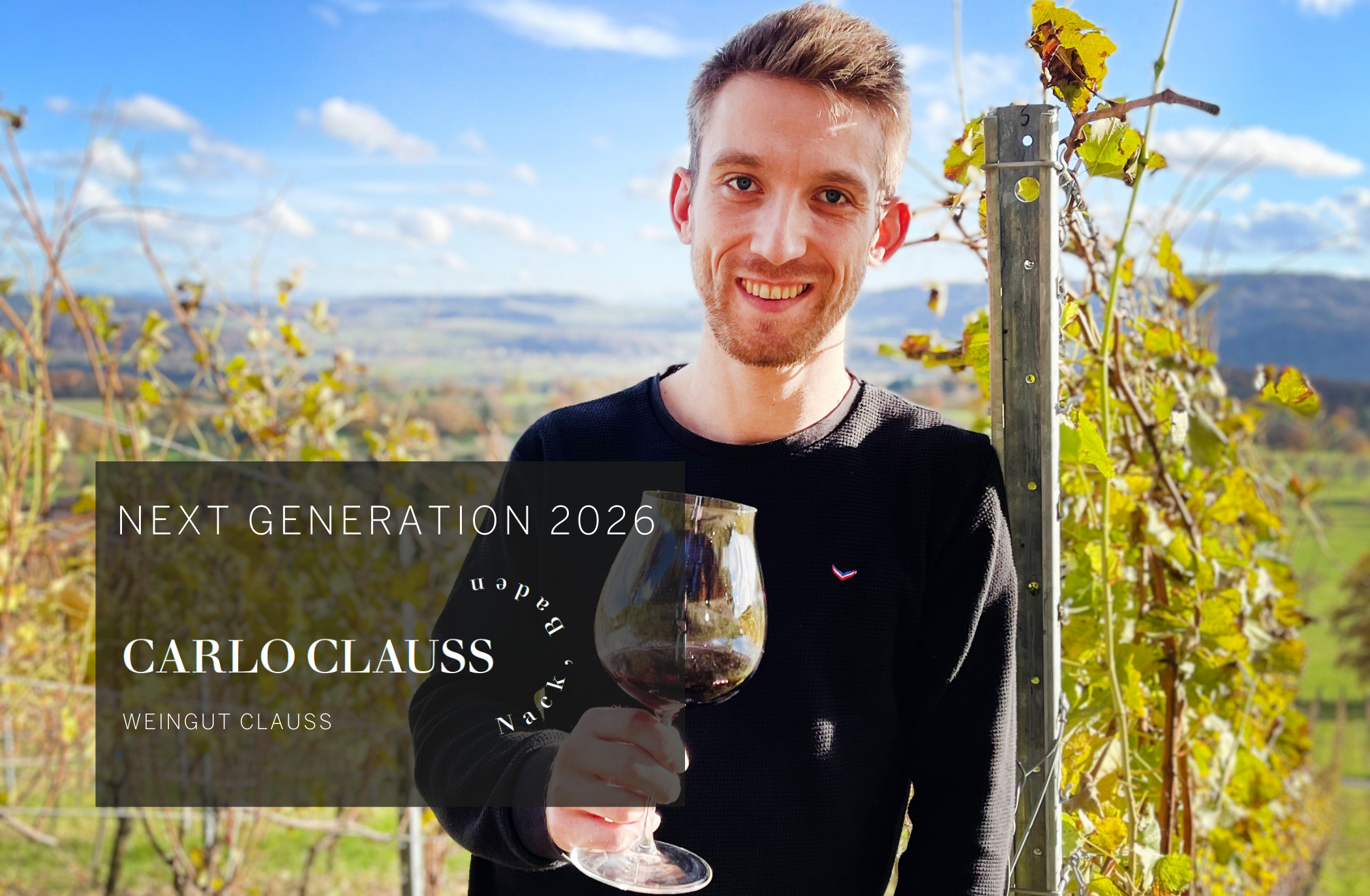 NEXT GENERATION 2026: Carlo Clauß – Burgunder, Experimentierfreude und Aufbruchsstimmung