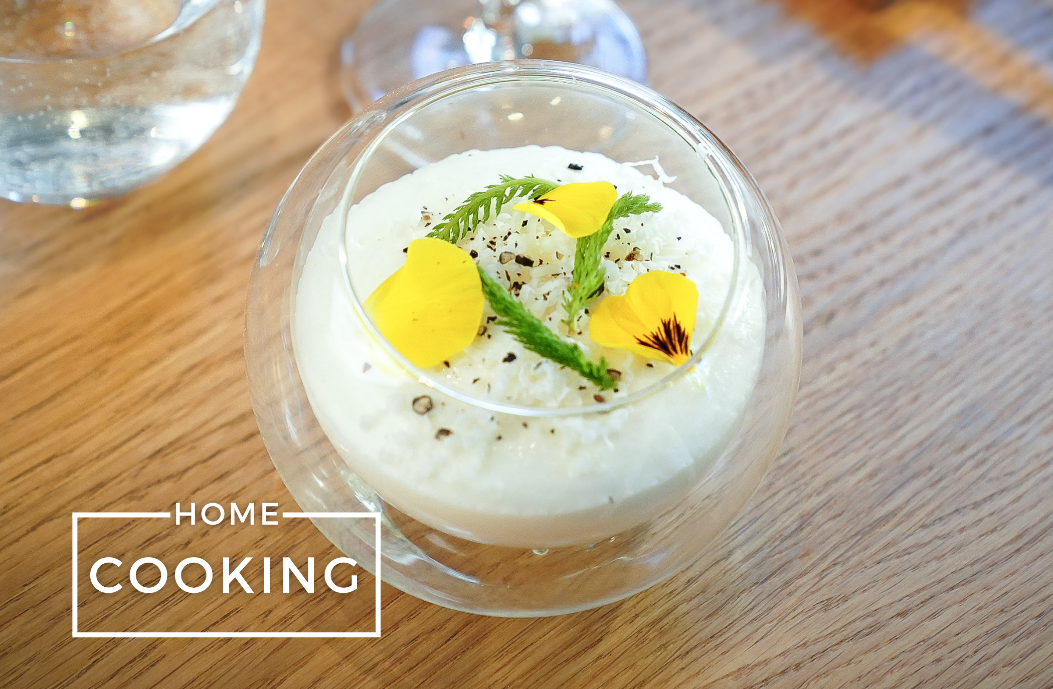 Ziegenkäse | Shiso | Kampot-Pfeffer von Marcel Görke