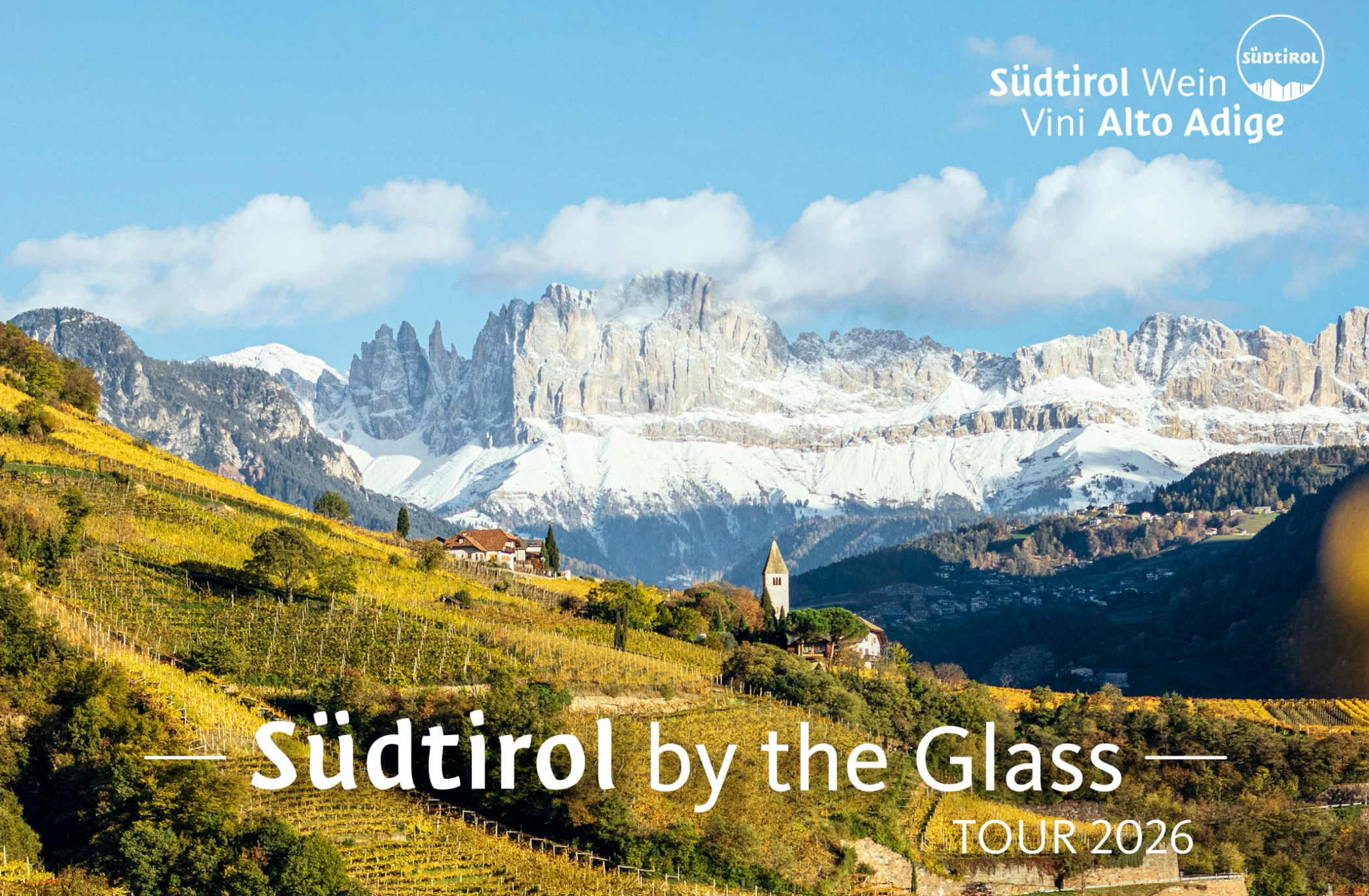 Ein Herbst, der nach Südtirol schmeckt: Am Freitag startet die erste „Südtirol by the Glass“-Tour